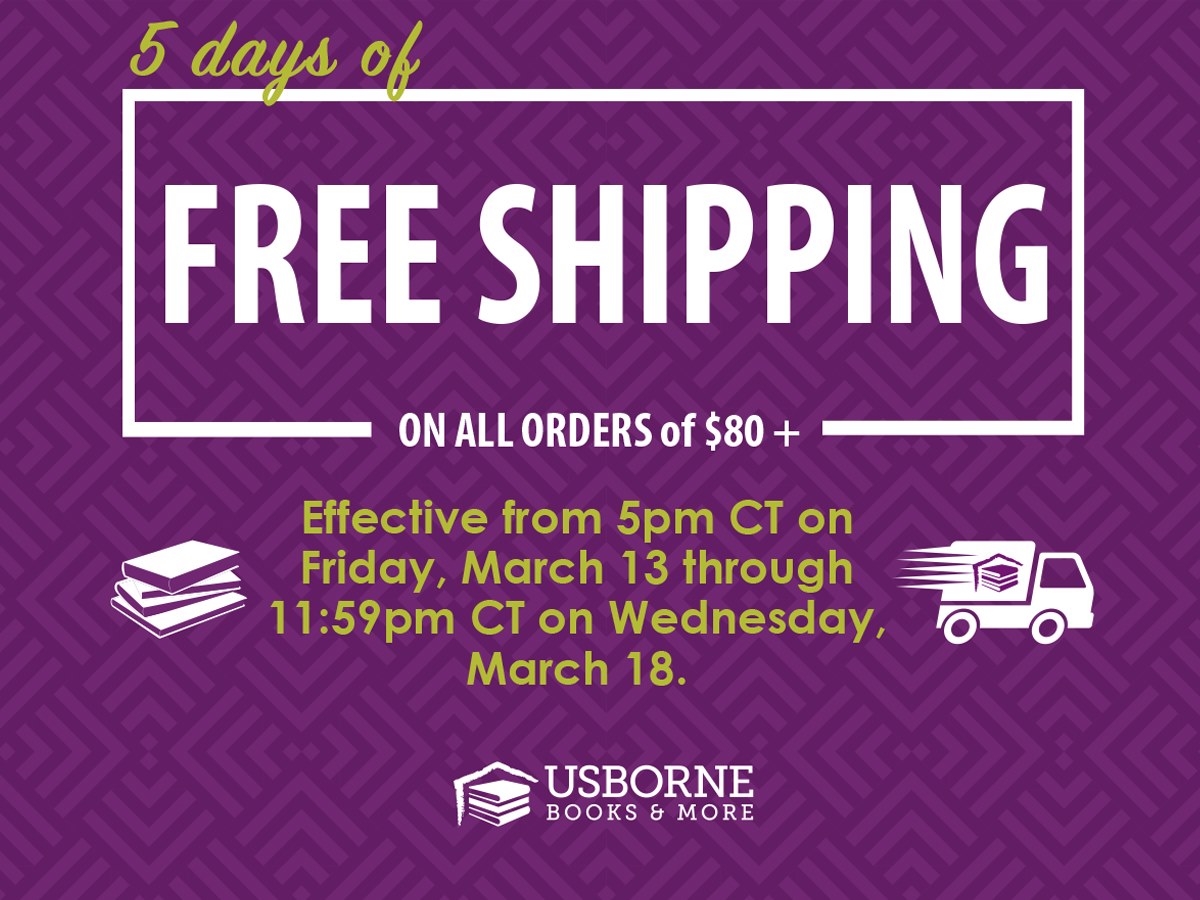 Free Shipping with Usborne!