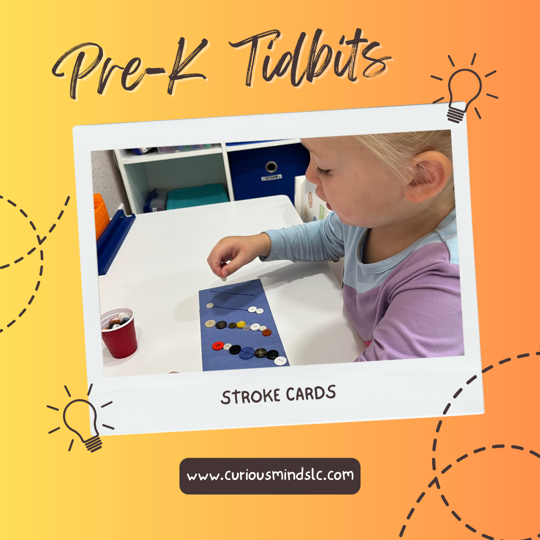 PreK Tidbit – Stroke Cards